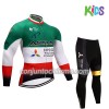 Conjunto Maillot + culotte largo ciclismo 2017 Astana Pro Team Niños N004